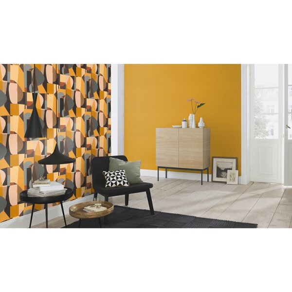 Tapete Gelb, Vanille Rasch Vliestapete (687552)