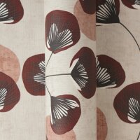 Vliestapete Braun/Beige mit modernem floralen...