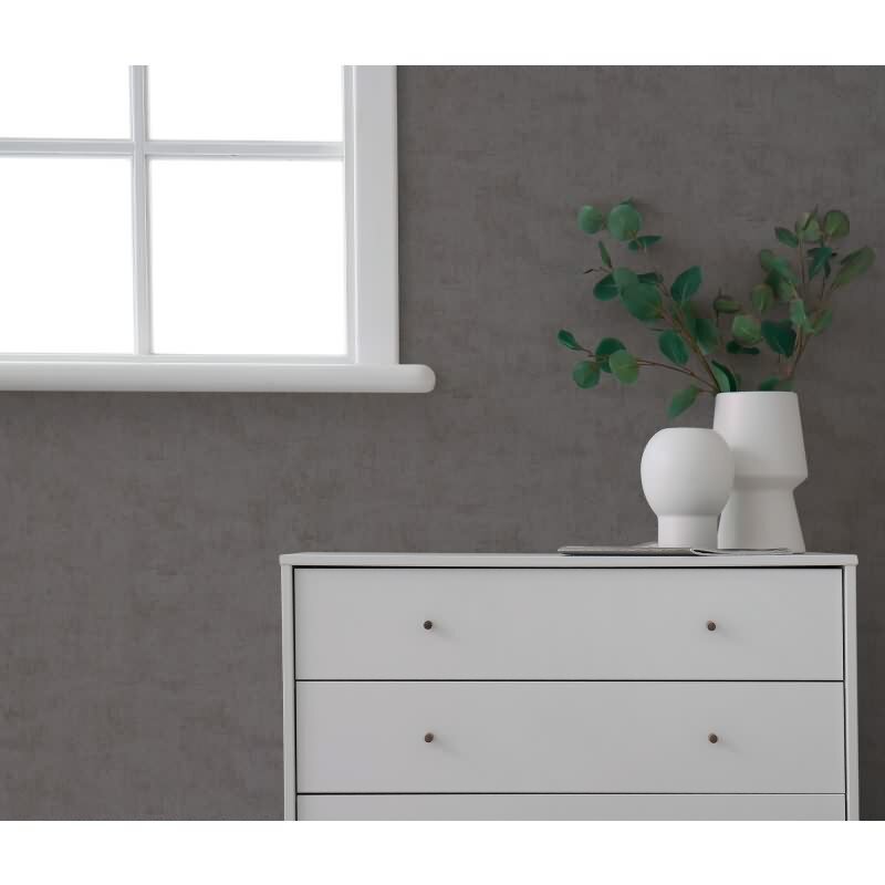 Vliestapete Dunkelgrau in Betonoptik AS Creation (791525)