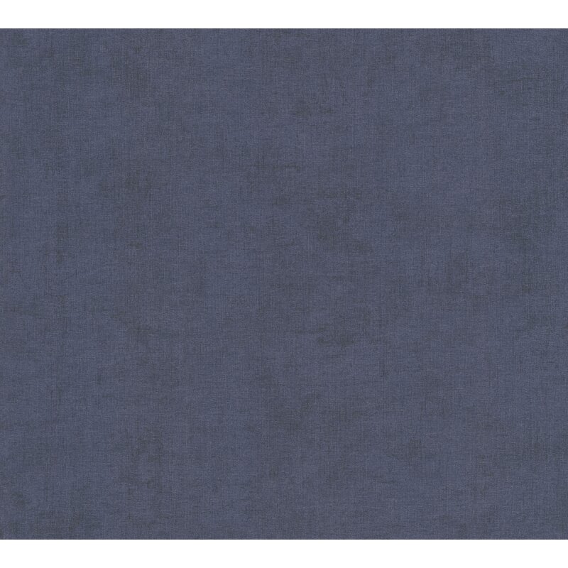 Vliestapete Dunkelblau in Betonoptik / Shabby-Chic Look AS Creation (791528)