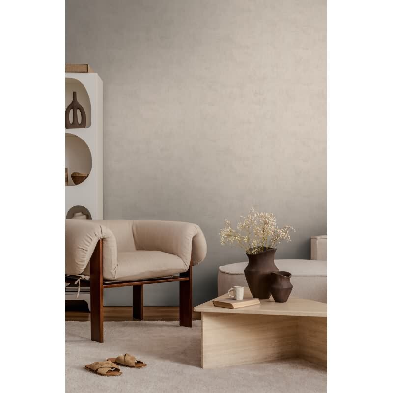 Vliestapete in Beige mit moderner Betonoptik – Nordic Feeling AS Creation (791536)