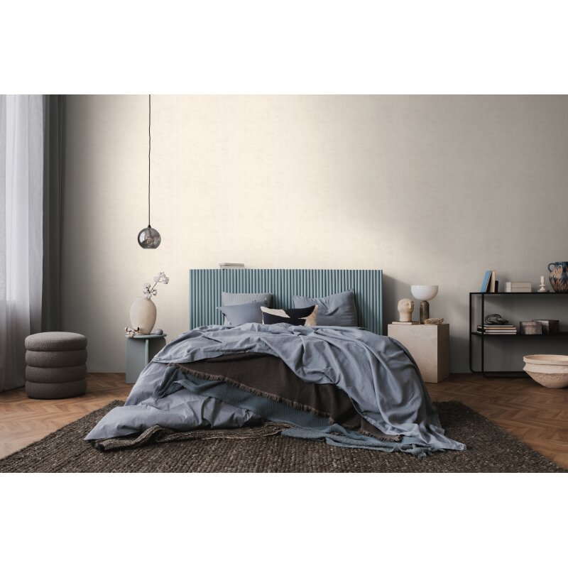 Vliestapete in Creme – matte Betonoptik für moderne und helle Wohnräume AS Creation (791539)