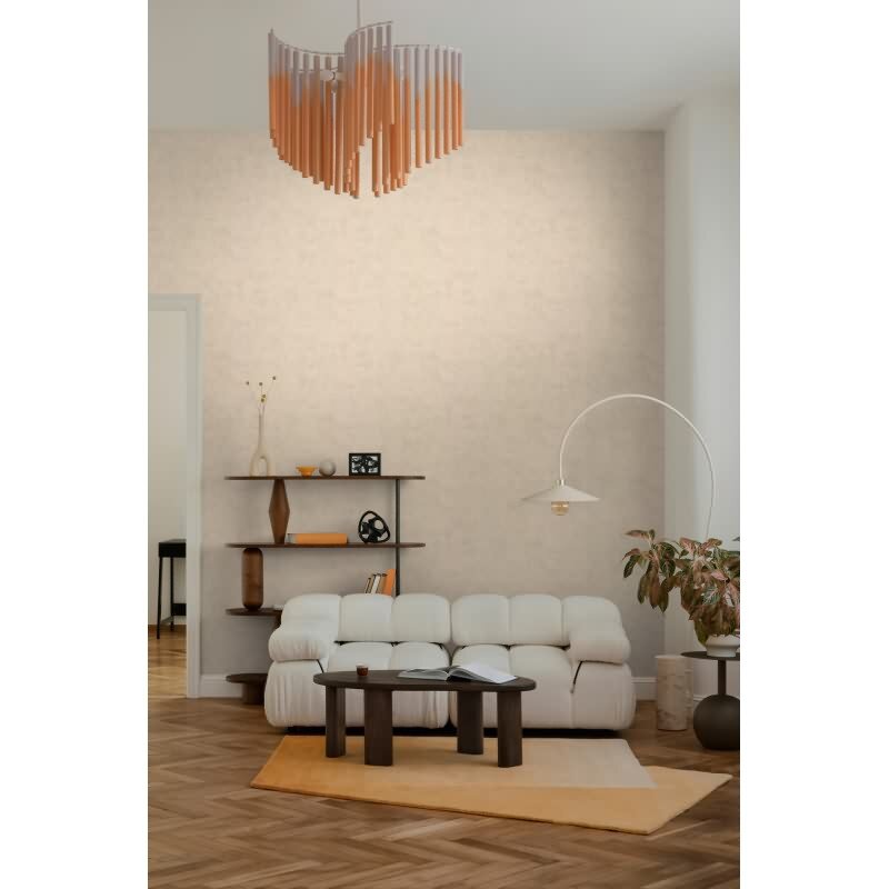 Vliestapete Beige in Textil-Betonoptik – Nordic Feeling AS Creation (791541)