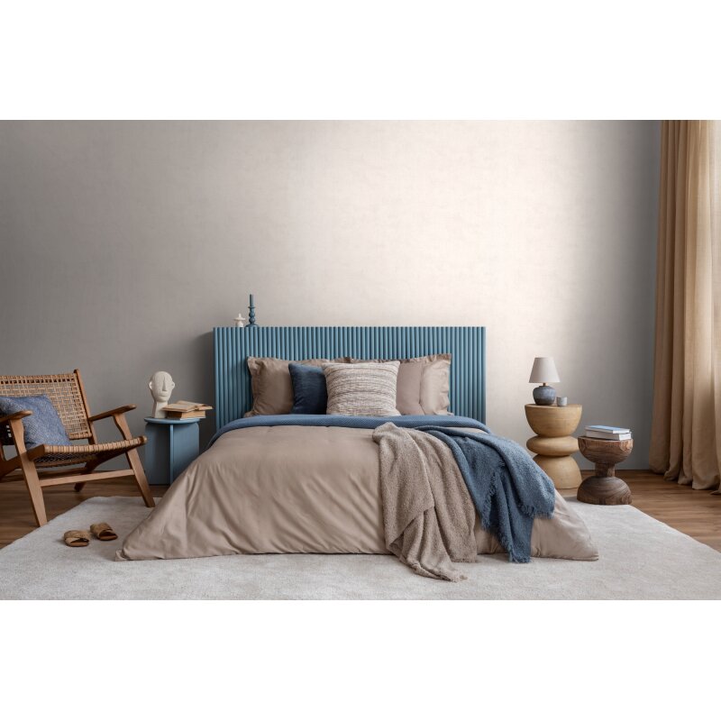 Vliestapete Nordic Feeling grau-weiß in feiner Textil-Betonoptikk AS Creation (791543)