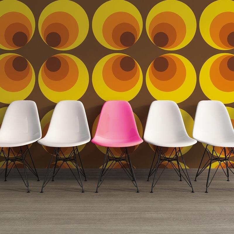 Tapete Gelb, Orange, Braun AS-Creation Vliestapete (701312)