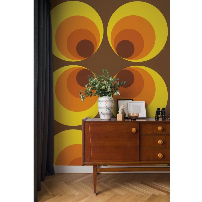 Tapete Gelb, Orange, Braun AS-Creation Vliestapete (701312)