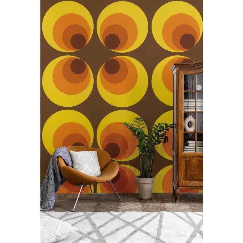 Tapete Gelb, Orange, Braun AS-Creation Vliestapete (701312)