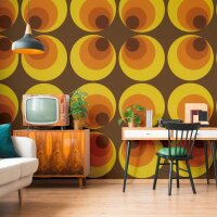 Tapete Gelb, Orange, Braun AS-Creation Vliestapete (701312)