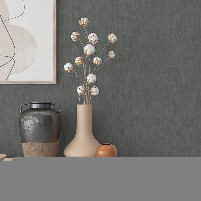 Tapete Schwarz, Anthrazit Marburg Vliestapete (33967)