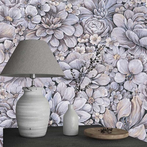 Tapete Lila, Flieder Marburg Vliestapete (33955)