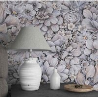 Tapete Lila, Flieder Marburg Vliestapete (33955)