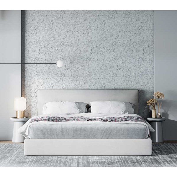 Tapete Grau, Silber, Weiß Marburg Vliestapete (33952)