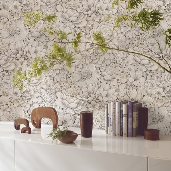 Tapete Greige Marburg Vliestapete (33951)