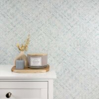 Tapete Blau, Grau, Silber Marburg Vliestapete (33312)