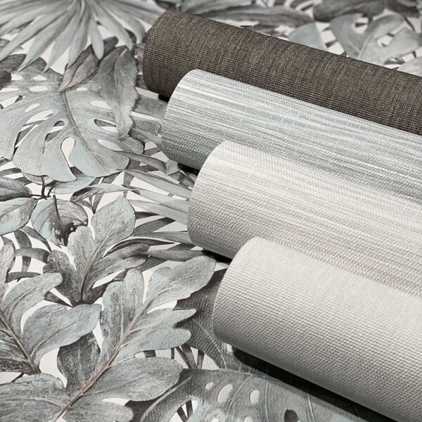 Tapete Blau, Grau, Silber Marburg Vliestapete (33306)