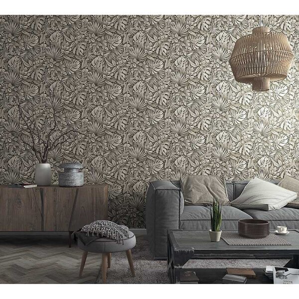 Tapete Braun, Grau, Silber Marburg Vliestapete (33305)