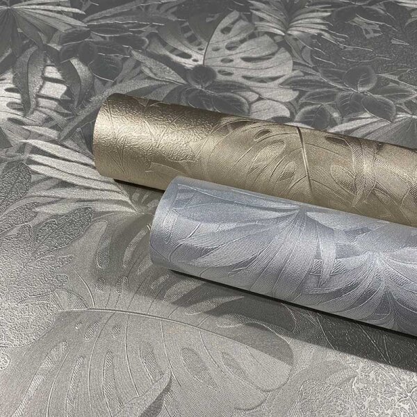 Tapete Grau, Silber Marburg Vliestapete (33302)