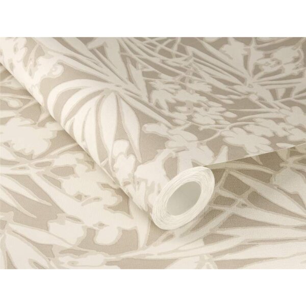 Tapete Greige, Weiß Rasch Vliestapete (330311)