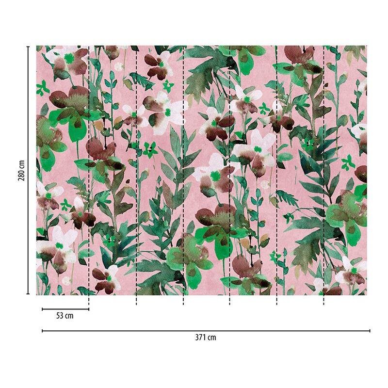 Digitaldruck-Tapete Flowers livingwalls (382731)