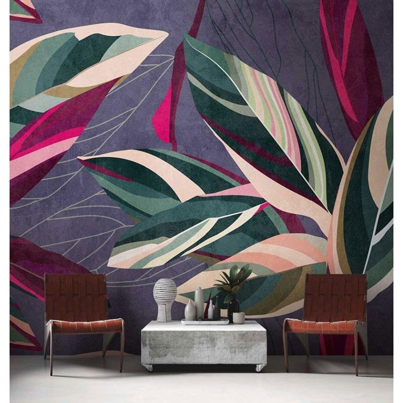 Digitaldruck-Tapete Flowers livingwalls (382721)