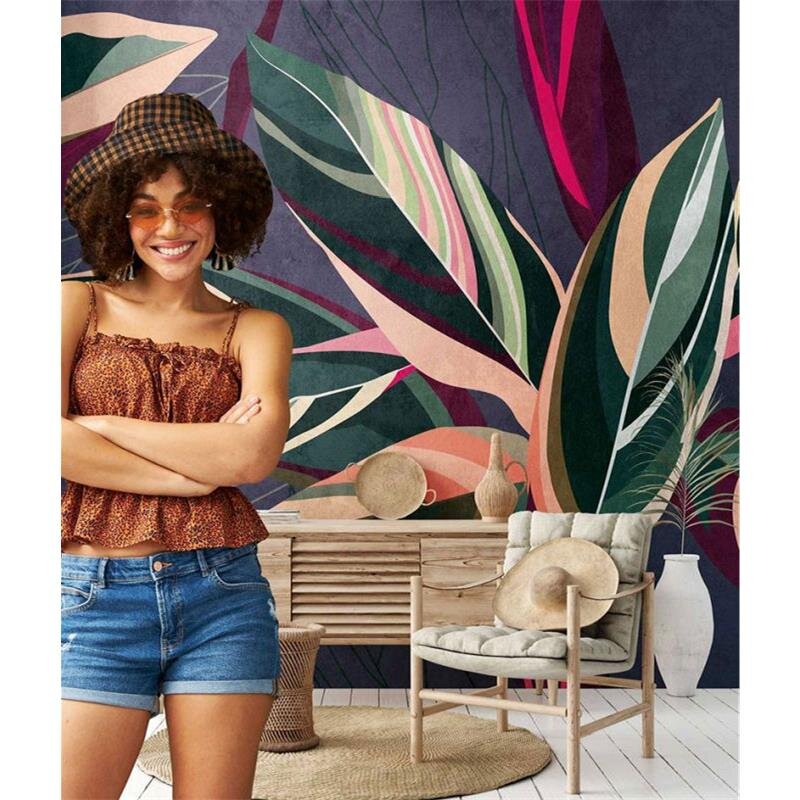 Digitaldruck-Tapete Flowers livingwalls (382721)