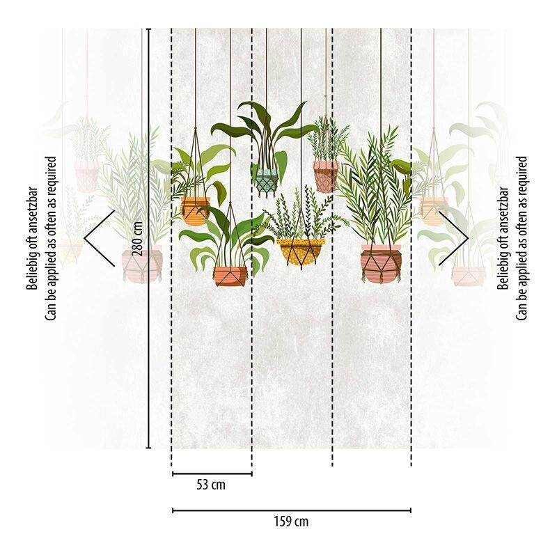 Digitaldruck-Tapete Flowers livingwalls (382661)
