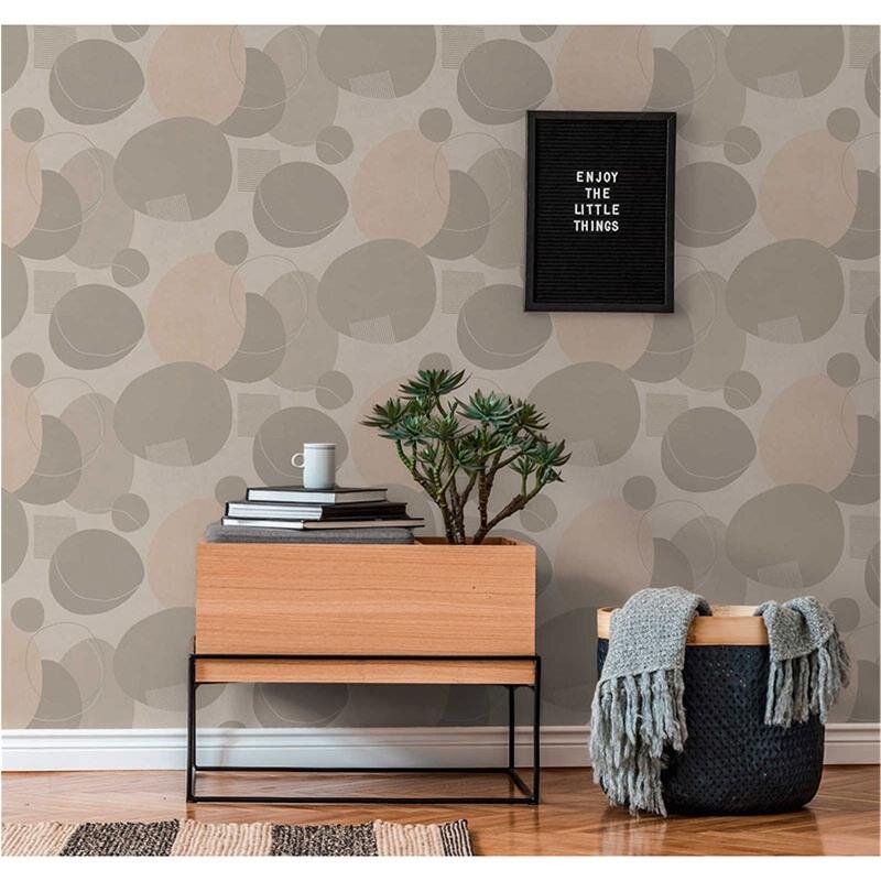 Tapete Beige, Creme, Grau, Silber AS-Creation Vliestapete (385954)