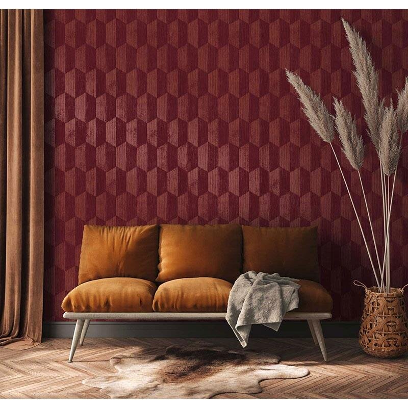 Tapete Gold, Kupfer, Rot AS-Creation Vliestapete (385925)