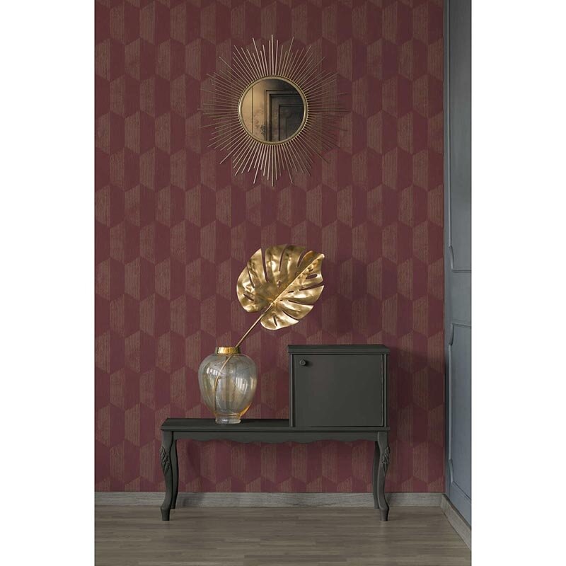 Tapete Gold, Kupfer, Rot AS-Creation Vliestapete (385925)