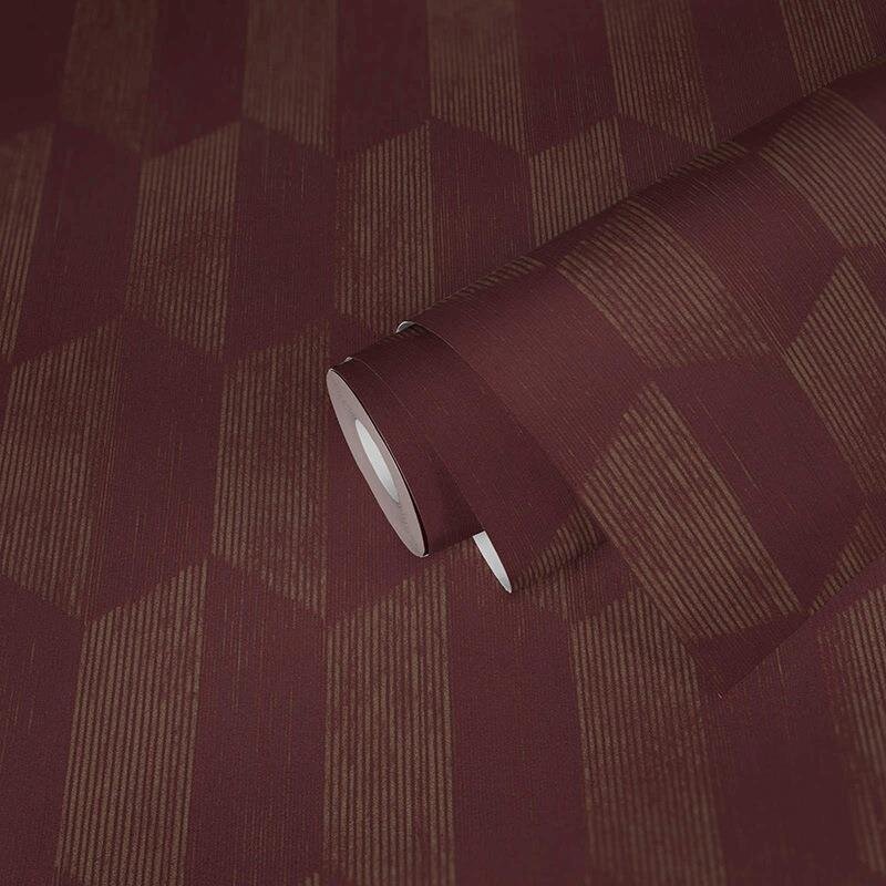 Tapete Gold, Kupfer, Rot AS-Creation Vliestapete (385925)