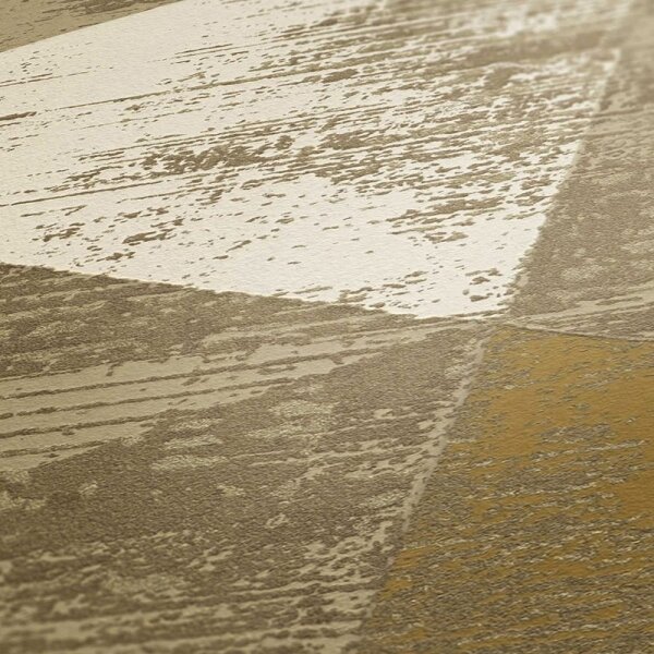 Tapete Beige, Creme, Braun, Gold, Kupfer AS-Creation Vliestapete (383536)