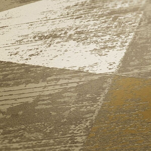 Tapete Beige, Creme, Braun, Gold, Kupfer AS-Creation Vliestapete (383536)