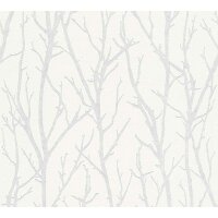 Tapete Wei&szlig; &Uuml;berstreichbar AS-Creation (321411)