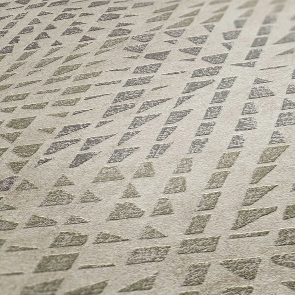 Tapete Beige, Creme, Grau, Silber AS-Creation Vliestapete (383523)