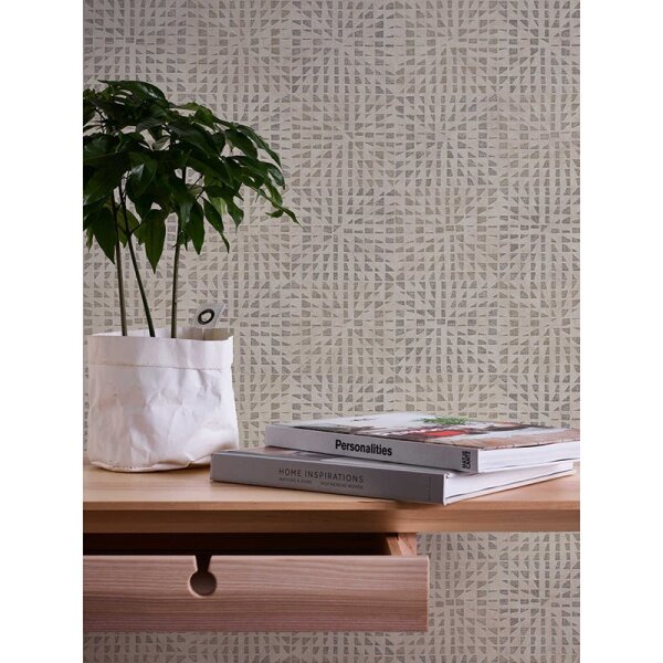 Tapete Beige, Creme, Grau, Silber AS-Creation Vliestapete (383523)