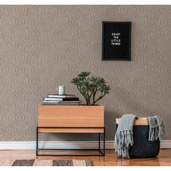 Tapete Beige, Creme, Grau, Silber AS-Creation Vliestapete (383523)