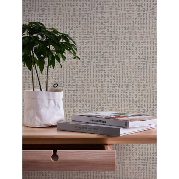 Tapete Beige, Creme, Grau, Silber AS-Creation Vliestapete (383523)