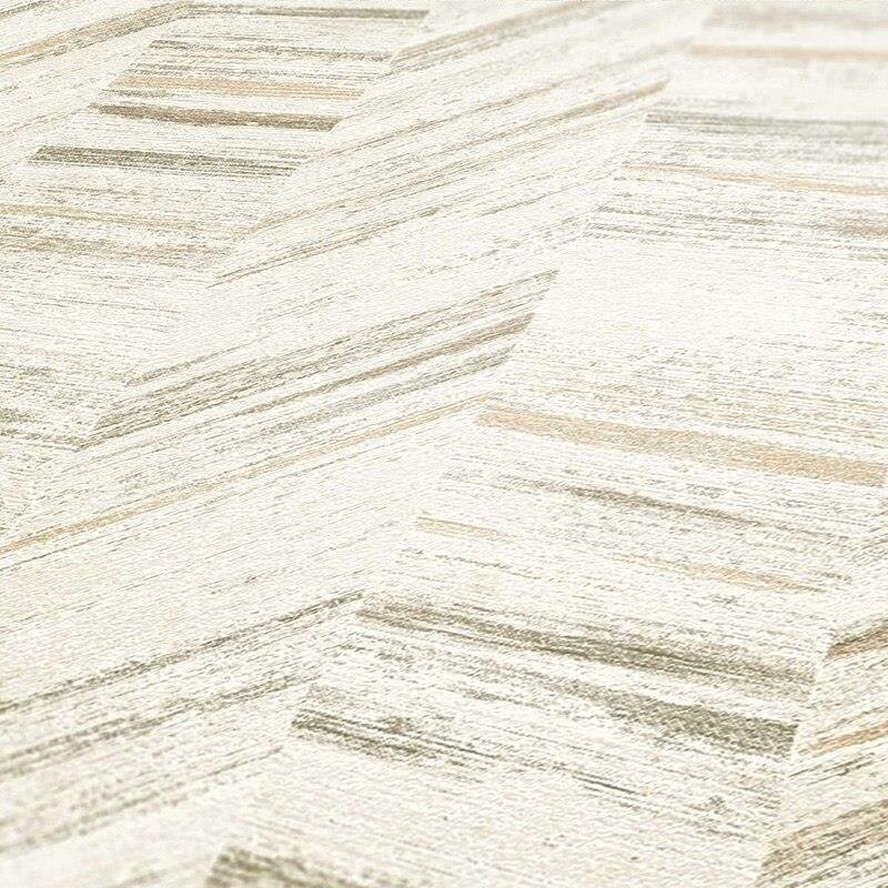 Tapete Braun, Grau, Silber AS-Creation Vliestapete (383096)