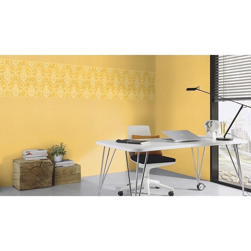 Tapete Beige, Creme, Gelb, Vanille Rasch Vliestapete (570847)