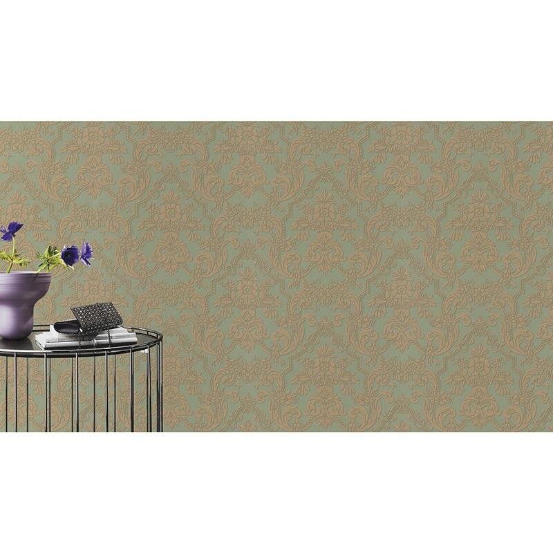 Tapete Braun, Grün Rasch Vliestapete (570632)