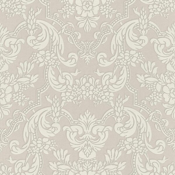 Tapete Beige, Creme, Grau, Silber Rasch Vliestapete (570625)