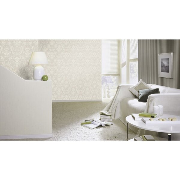 Tapete Beige, Creme, Grau, Silber Rasch Vliestapete (570625)