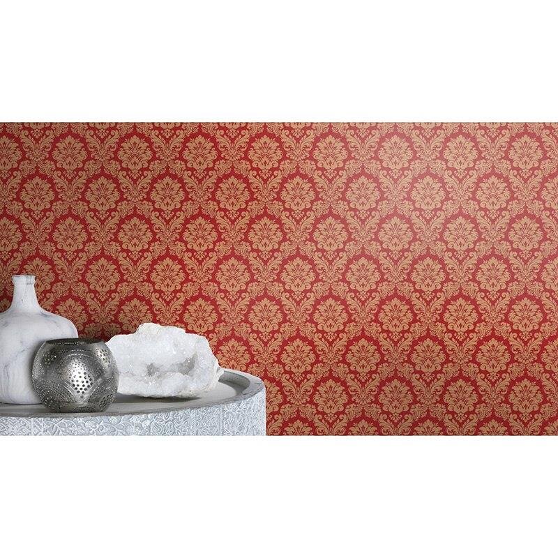 Tapete Beige, Creme, Rot Rasch Vliestapete (570540)