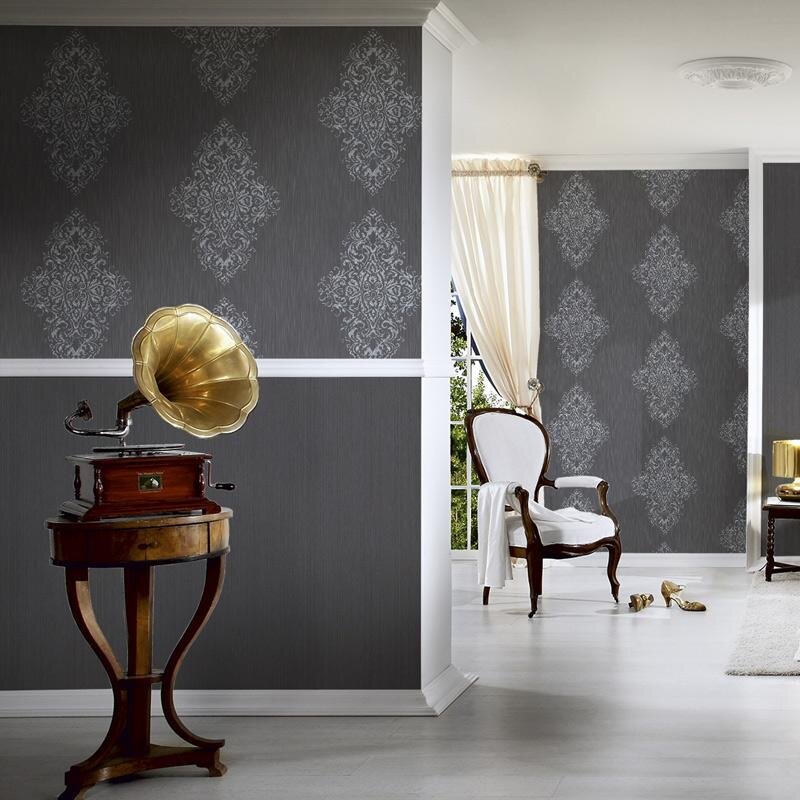 Tapete Braun Architects Paper Textiltapete (319454)