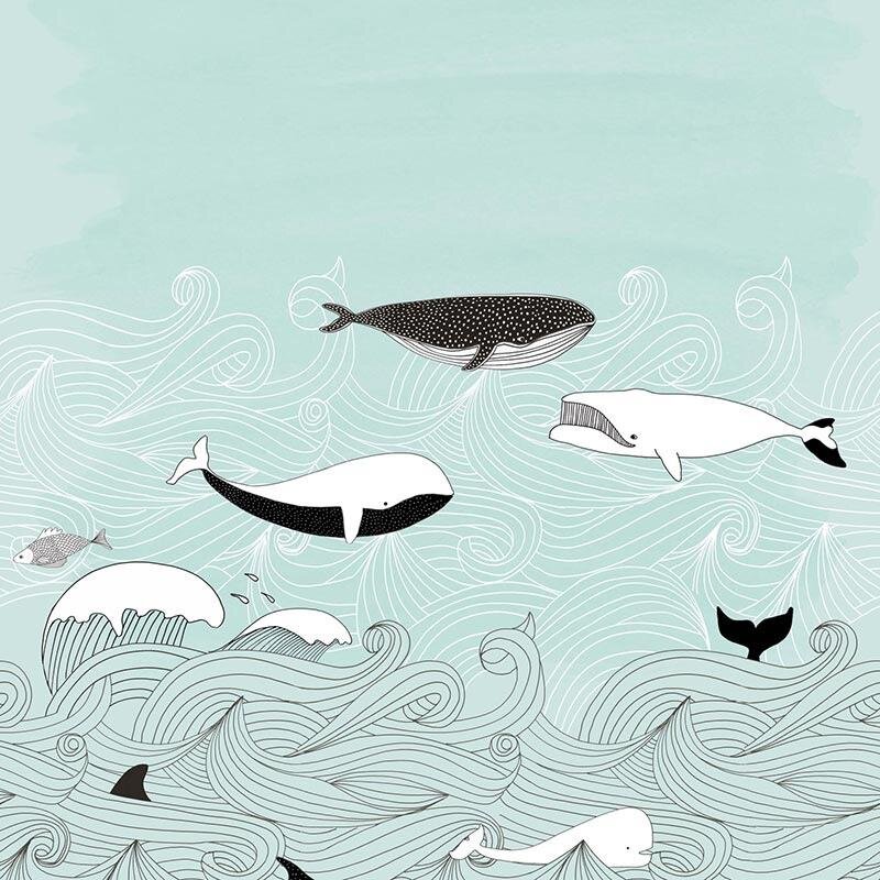 Digitaldruck-Tapete Türkis Studio Onszelf (842500)