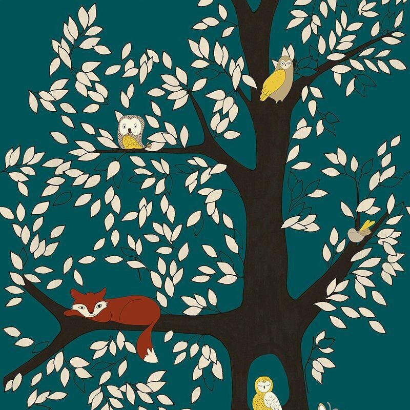 Digitaldruck-Tapete Blau Studio Onszelf (557770)