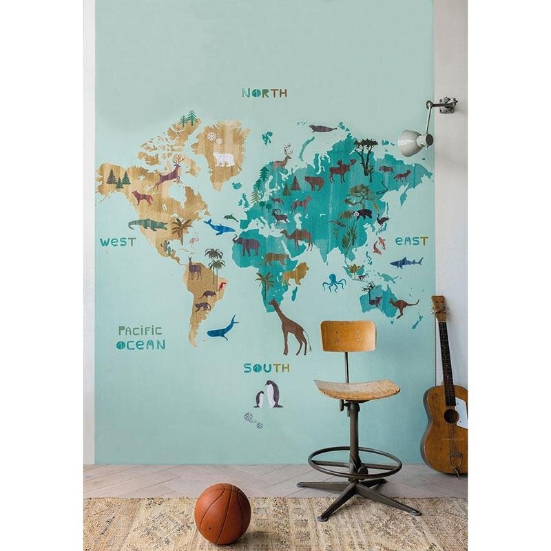 Digitaldruck-Tapete Türkis Studio Onszelf (557749)