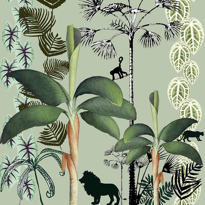 Digitaldruck-Tapete Grün Studio Onszelf (557688)