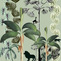 Digitaldruck-Tapete Gr&uuml;n Studio Onszelf (557688)