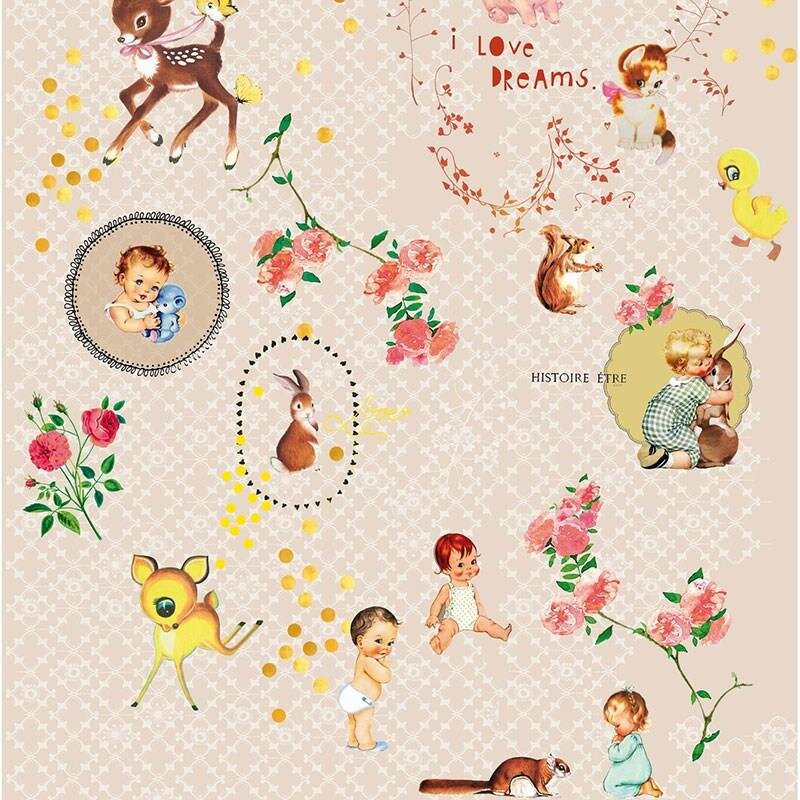 Digitaldruck-Tapete Rosa, Rose Studio Onszelf (557664)